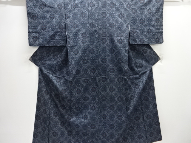 JAPANESE KIMONO / NISHIJIN DENSHO TSUMUGI / ENSEMBLE / WOVEN FLOWER CREST